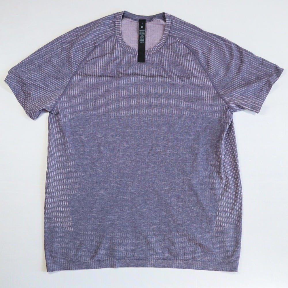 Lululemon Metal Vent Tech SS 2.0 Mens XL Purple Heathered Workout Training Shirt
